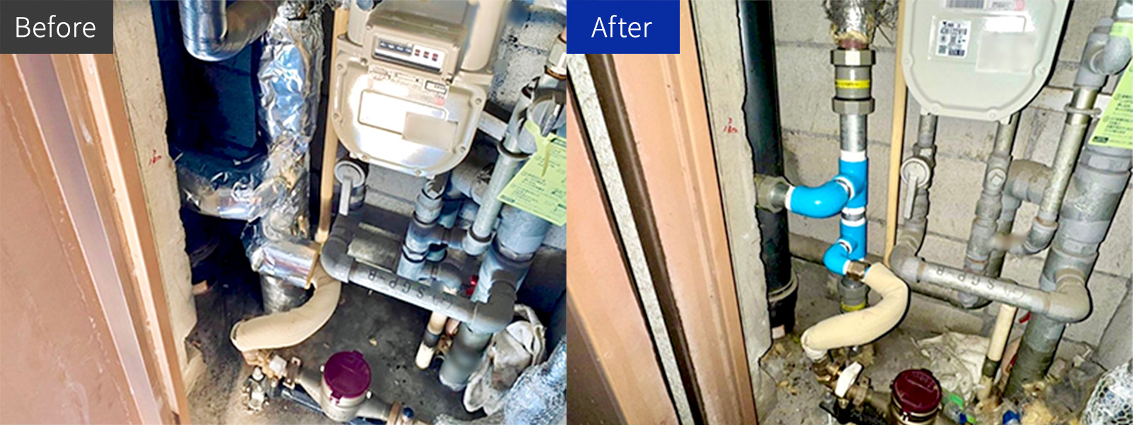 給水設備工事施工例3